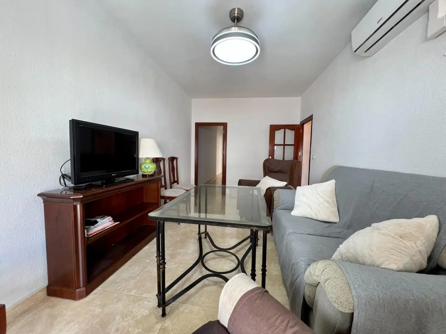 Wohnzimmer von Wohnung zur untervermieten in Córdoba mit Klimaanlage, Heizung und Terrasse