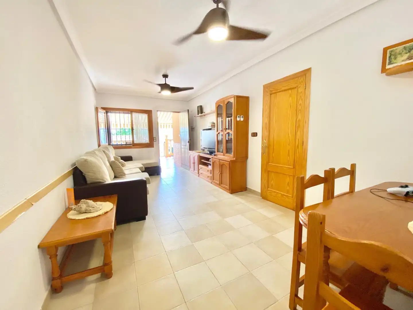 Sala de estar de Casa o chalet de alquiler en Pilar de la Horadada con Aire acondicionado, Calefacción y Amueblado