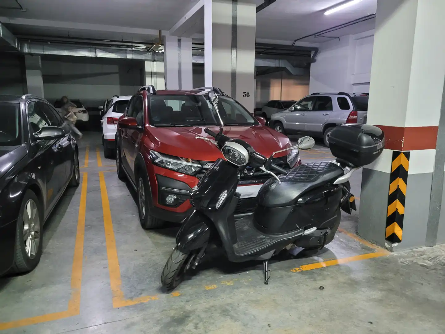 Parking of Flat for sale in Granada  with Air Conditioner, Heating and Storage room