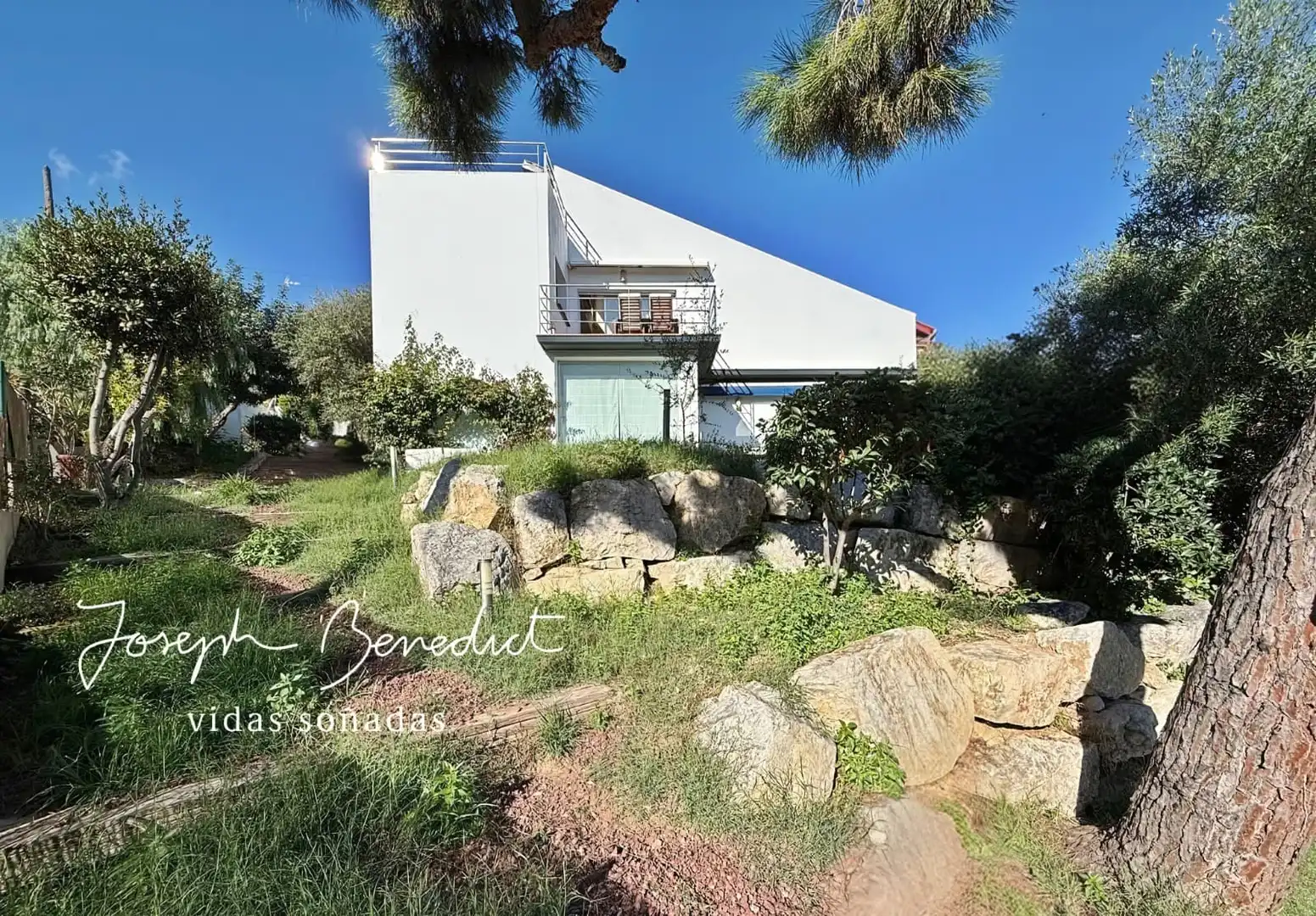 Vista exterior de Casa o chalet en venta en Castelldefels con Aire acondicionado, Calefacción y Jardín privado