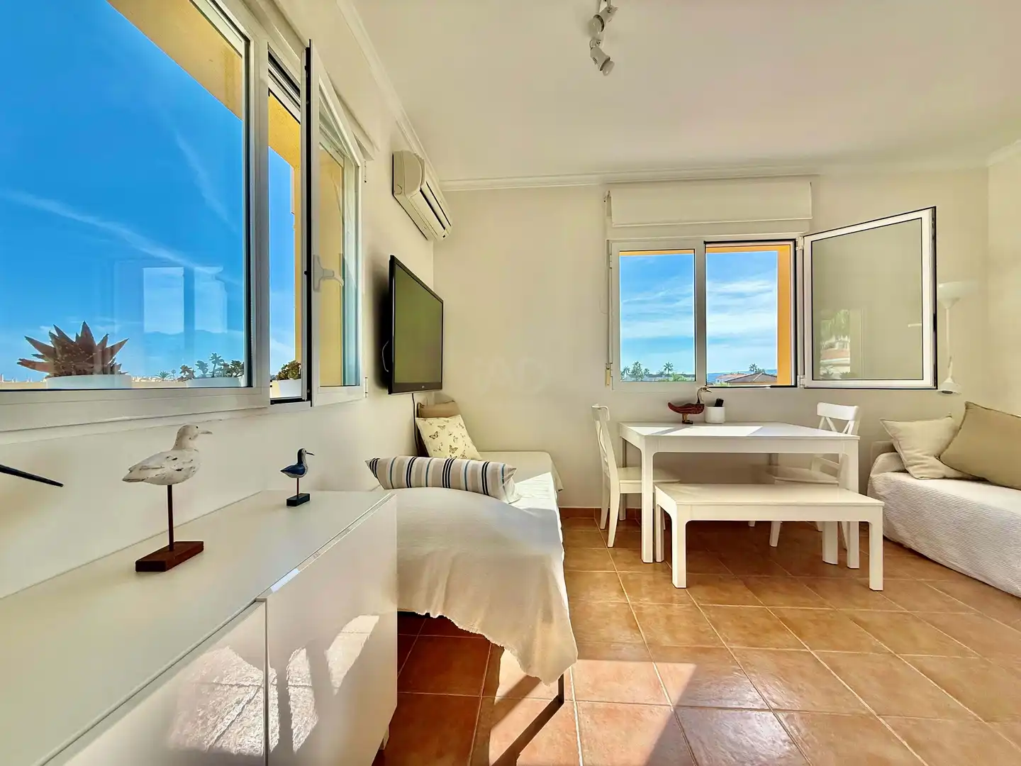 Sala de estar de Casa o chalet en venta en Dénia con Aire acondicionado, Terraza y Piscina