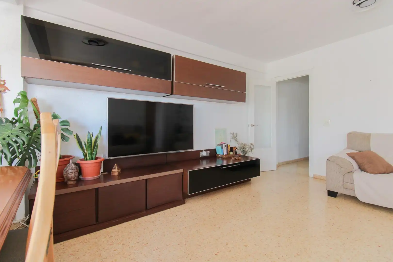 Living room of Flat for sale in La Pobla de Farnals  with Air Conditioner and Balcony