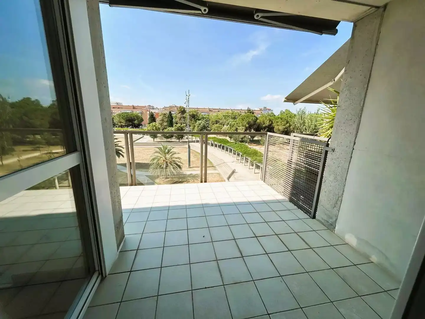 Terrasse von Wohnung zur Miete in Girona mit Klimaanlage, Heizung und Parkett