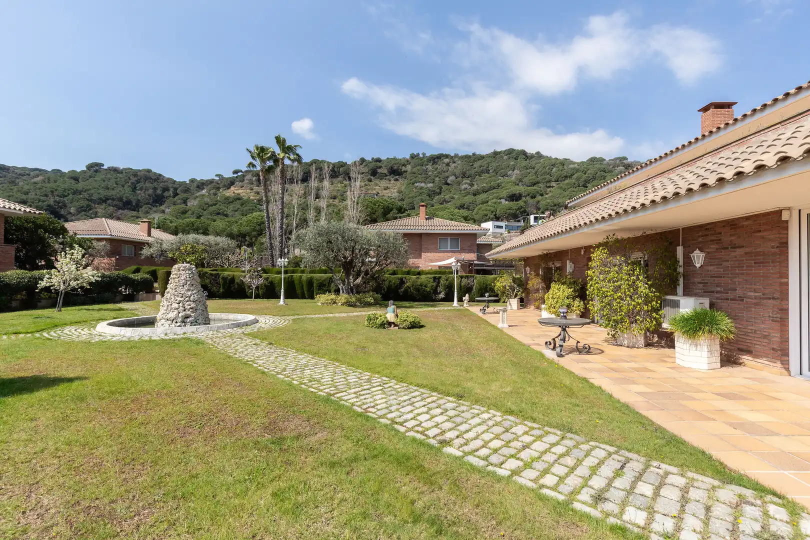 Garten von Haus oder Chalet zur Miete in Argentona mit Klimaanlage, Heizung und Terrasse