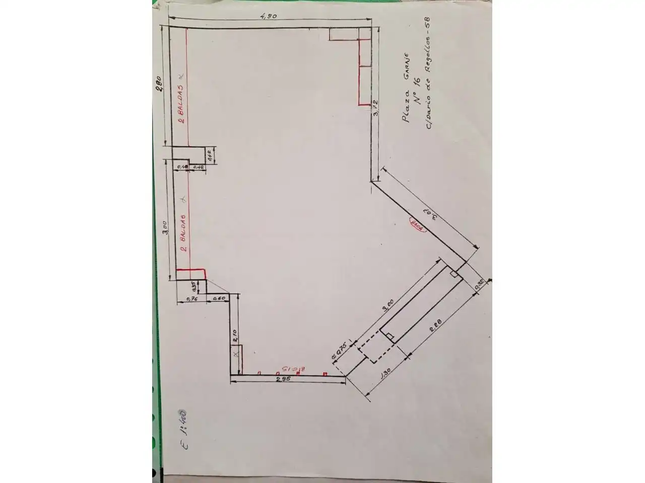 Parking avec ascenseur à vendre à Calle DARIO REGOYOS, imagen 7