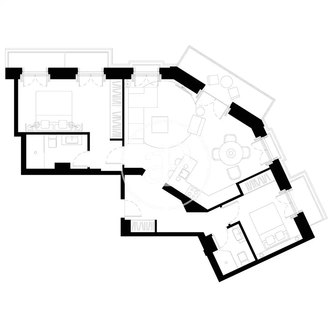 Wohnung zur Miete in Madrid mit Klimaanlage, Heizung und Möbliert