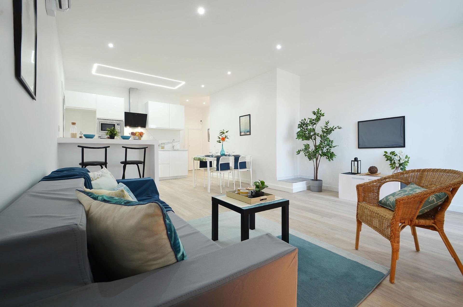 Sala de estar de Dúplex en venta en Rubí con Aire acondicionado, Parquet y Trastero