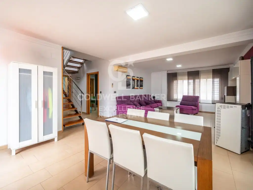Dining room of Houses for sale in Oliva  with Air Conditioner, Terrace and Swimming Pool