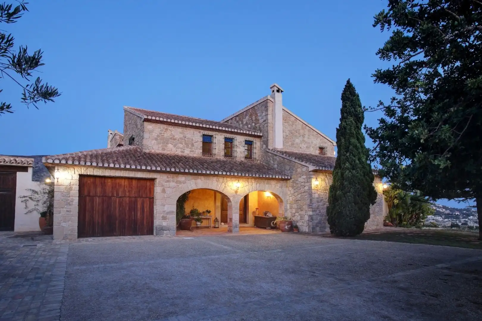 Vista exterior de Finca rústica en venda en Moraira amb Jardí privat, Traster i Piscina