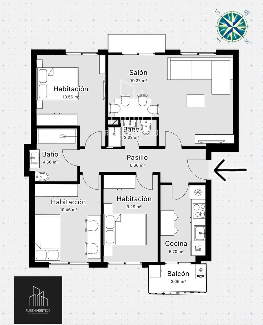 Piso en venta en Salamanca con Calefacción, Terraza y Balcón