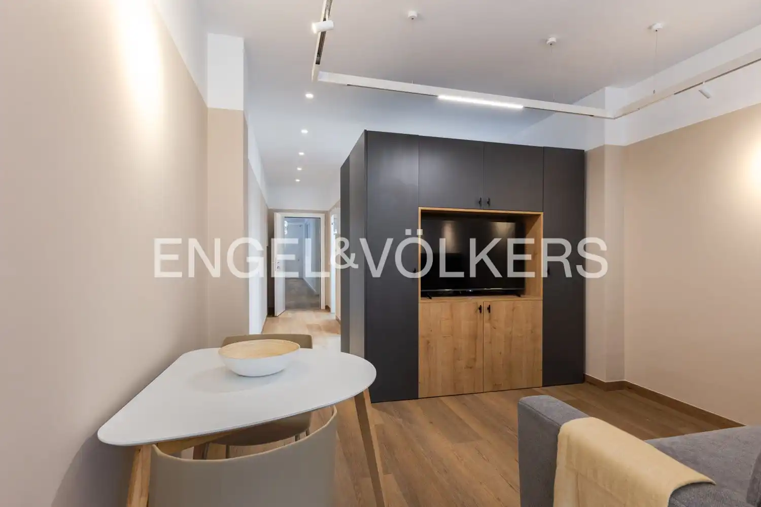 Wohnzimmer von Wohnung zur Miete in Valencia mit Klimaanlage, Heizung und Möbliert