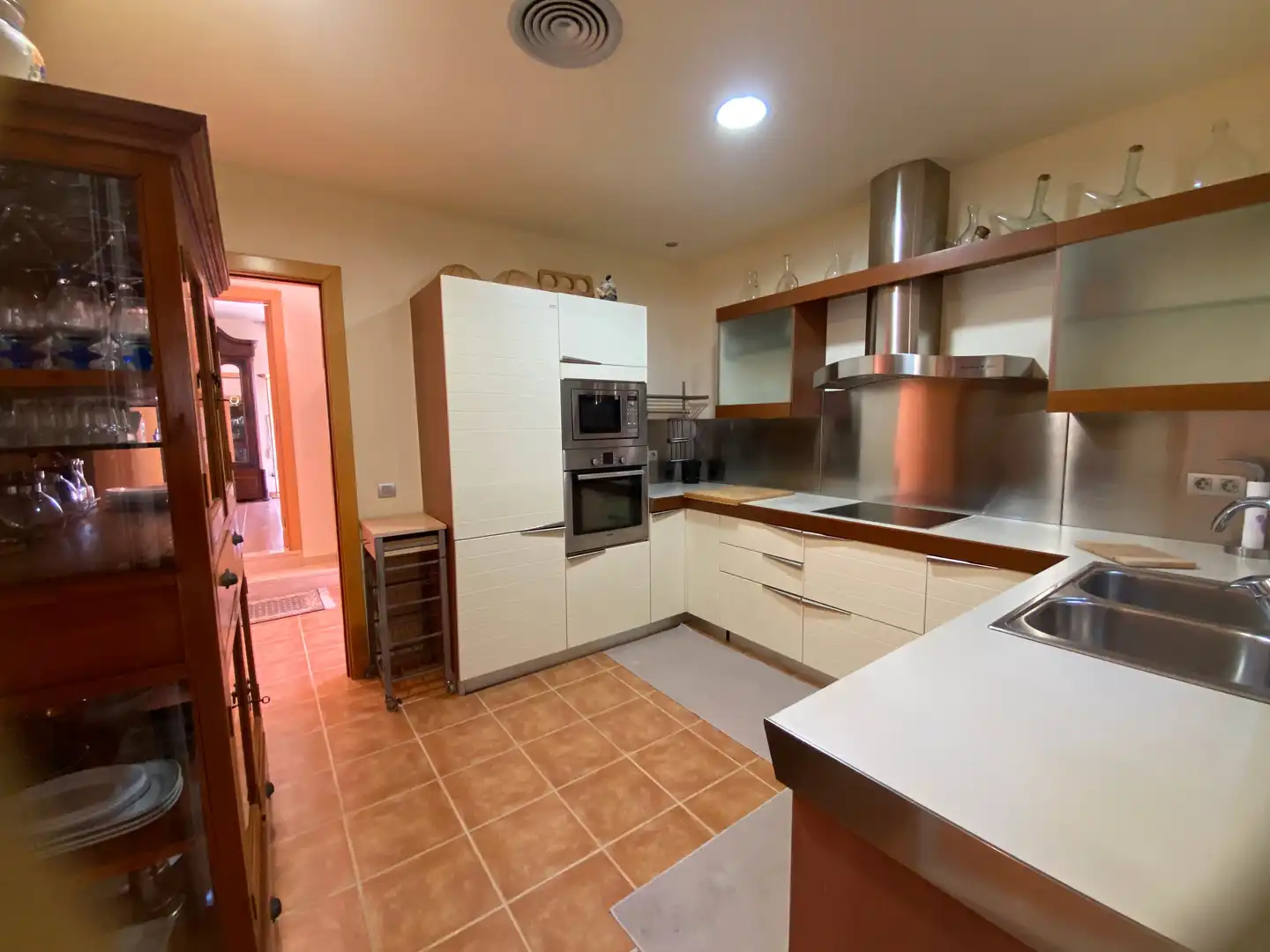 Cocina de Casa o chalet de alquiler en Sant Feliu de Guíxols con Aire acondicionado, Jardín privado y Terraza
