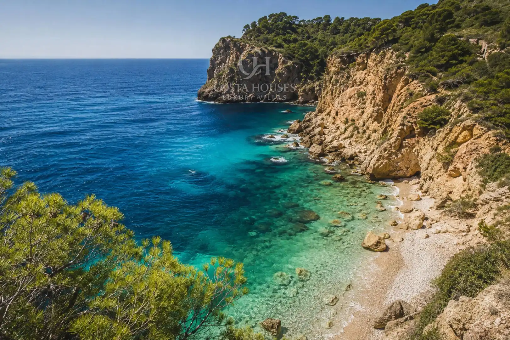 Vista exterior de Casa o xalet en venda en Jávea / Xàbia amb Calefacció, Jardí privat i Terrassa