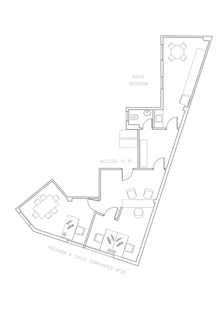 Büro mit Aufzug zur Miete in Calle Calle Cervantes, imagen 19