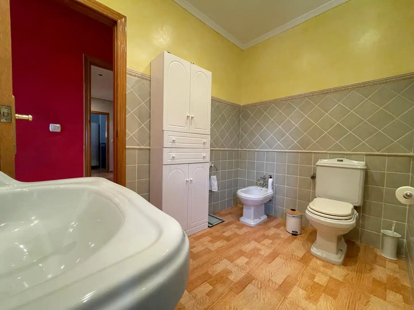 Badezimmer von Haus oder Chalet zum Verkauf in Mazarrón mit Klimaanlage, Heizung und Privatgarten