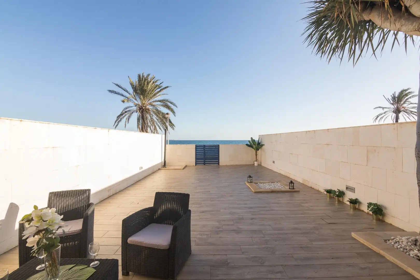 Terraza de Casa o chalet en venta en Santa Pola con Aire acondicionado, Calefacción y Jardín privado