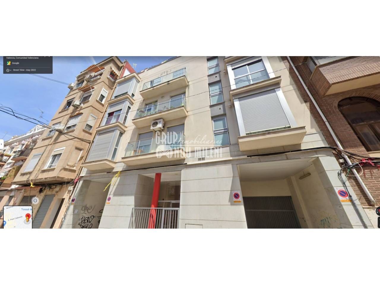 Exterior view of Flat for sale in  Valencia Capital  with Balcony