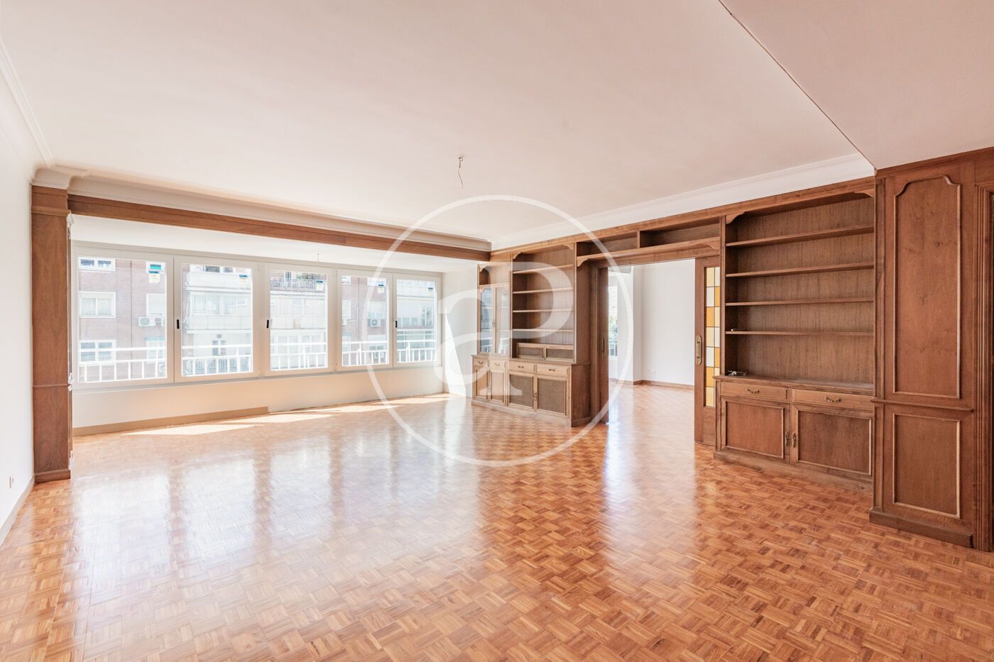 Exterior view of Flat to rent in  Madrid Capital  with Heating and Pets allowed