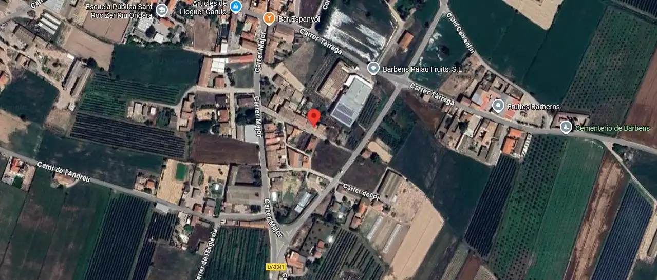 Vista exterior de Casa adosada en venta en Bellpuig con Jardín privado y Trastero