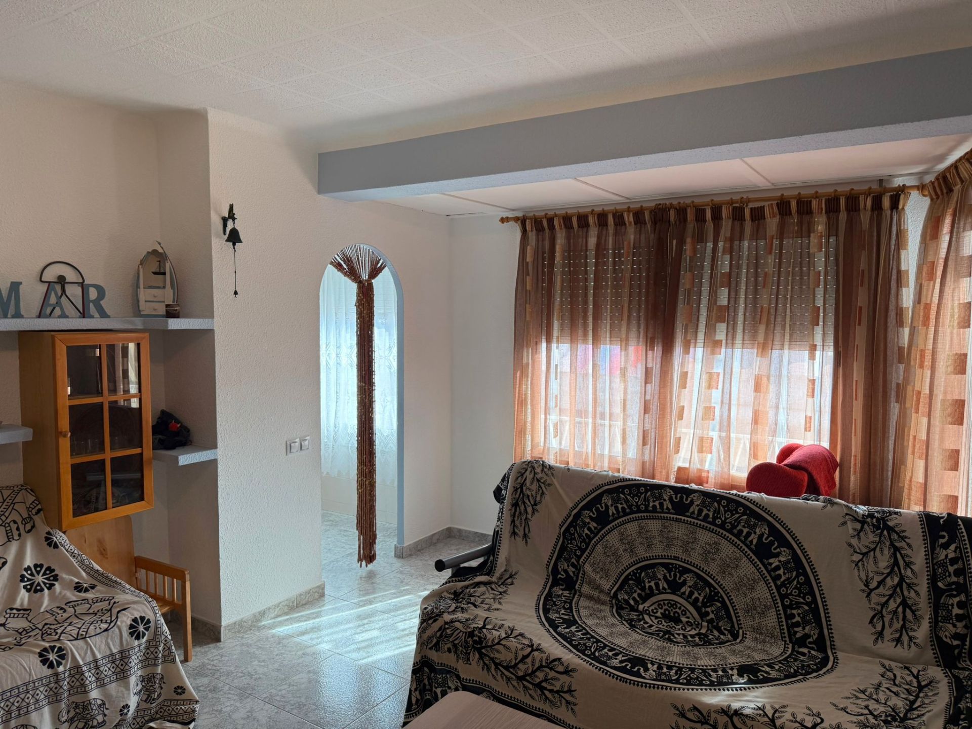 Living room of Flat for sale in Sant Carles de la Ràpita  with Storage room and Furnished