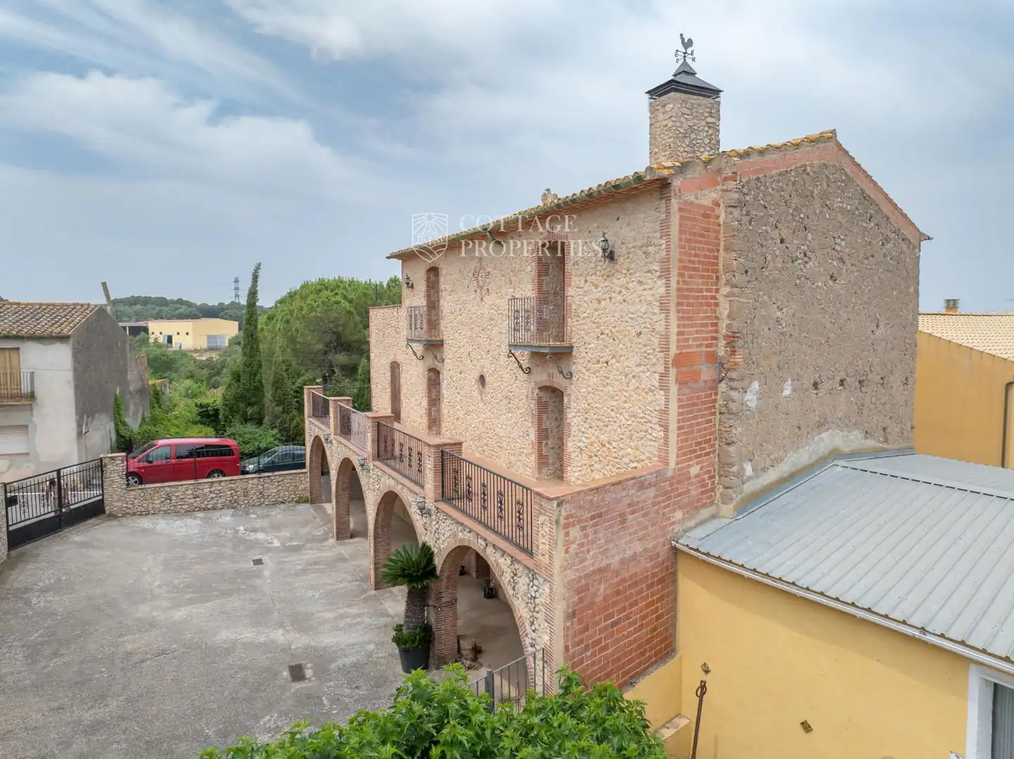 Vista exterior de Finca rústica en venta en Garrigàs