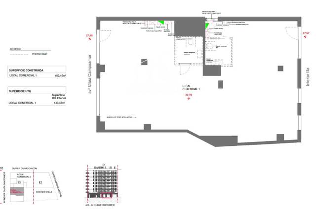 Local comercial en Alquiler en CLARA CAMPOAMOR en Llevant