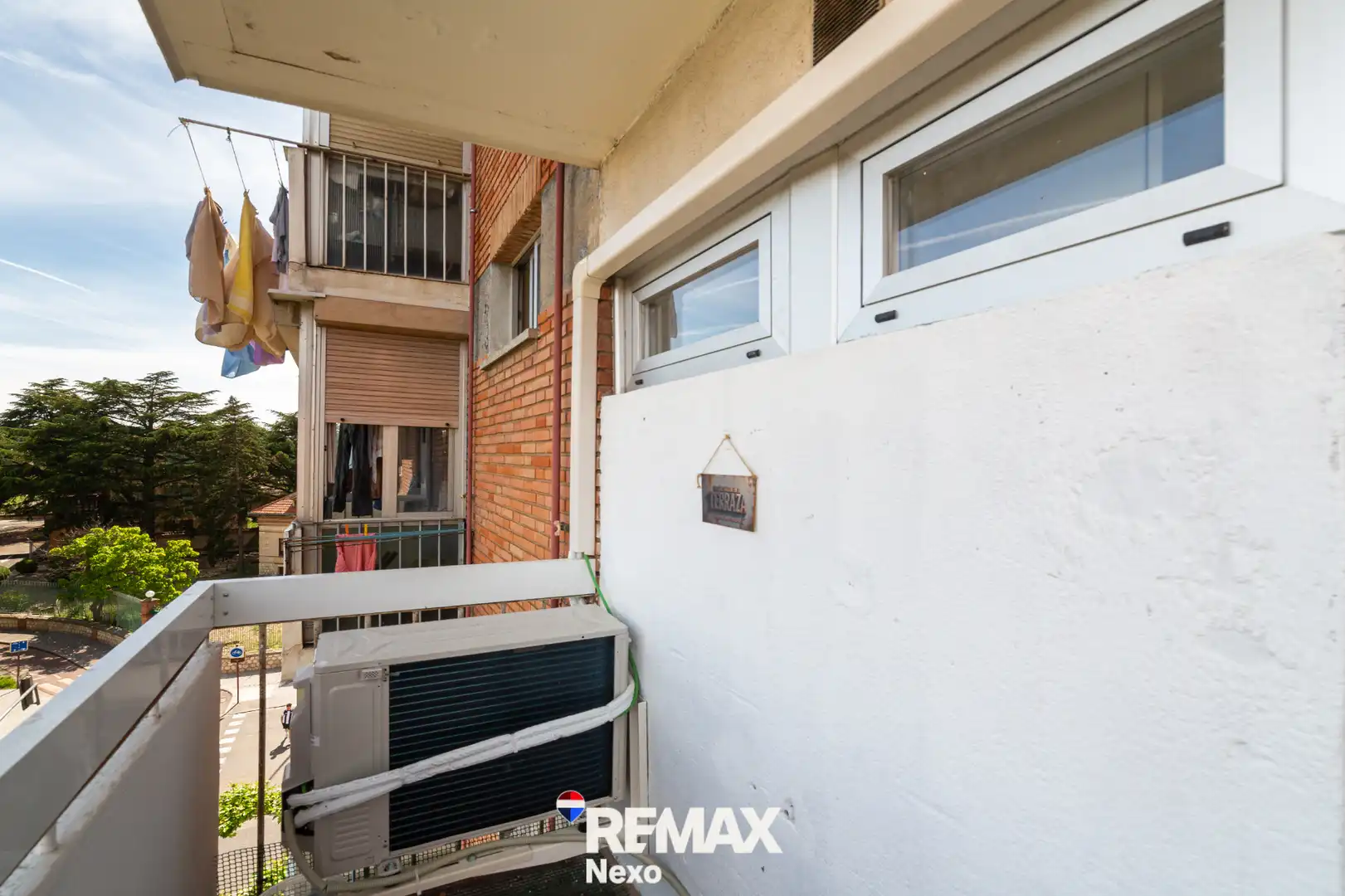 Balcony of Flat for sale in Palencia  with Air Conditioner, Terrace and Storage room