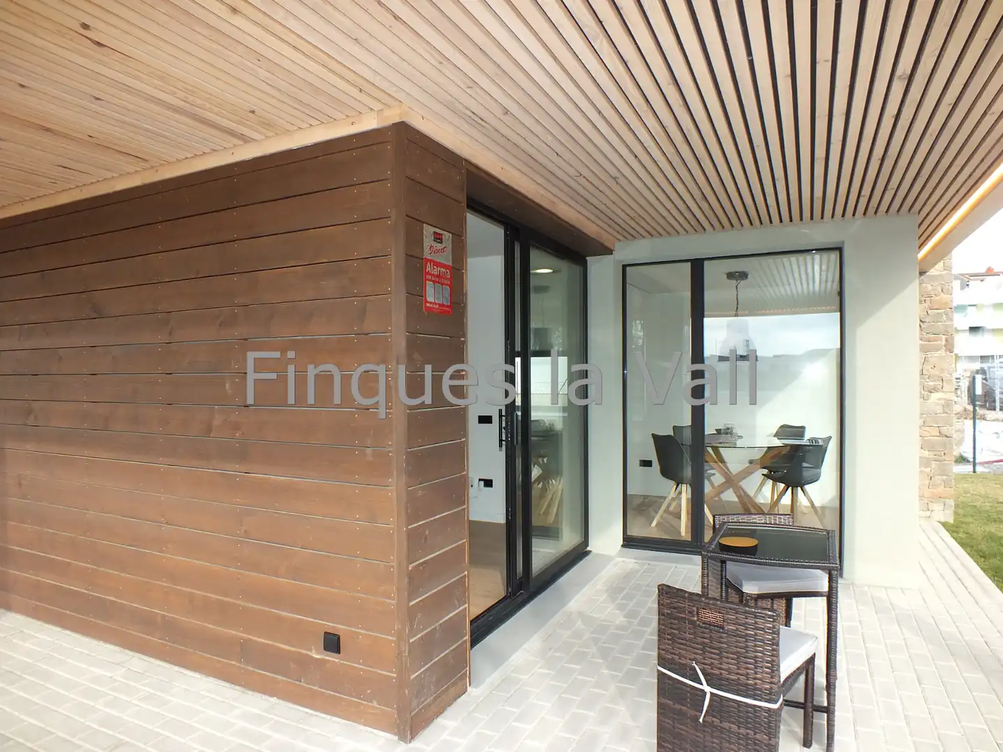 Terraza de Casa o chalet en venta en Santa Eugènia de Berga con Jardín privado, Parquet y Horno