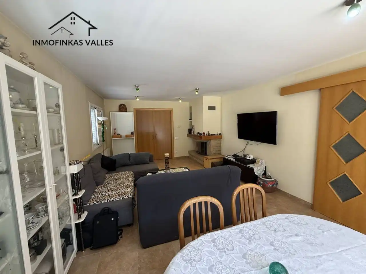 Sala d'estar de Casa o xalet en venda en Lliçà de Vall amb Aire condicionat, Calefacció i Jardí privat