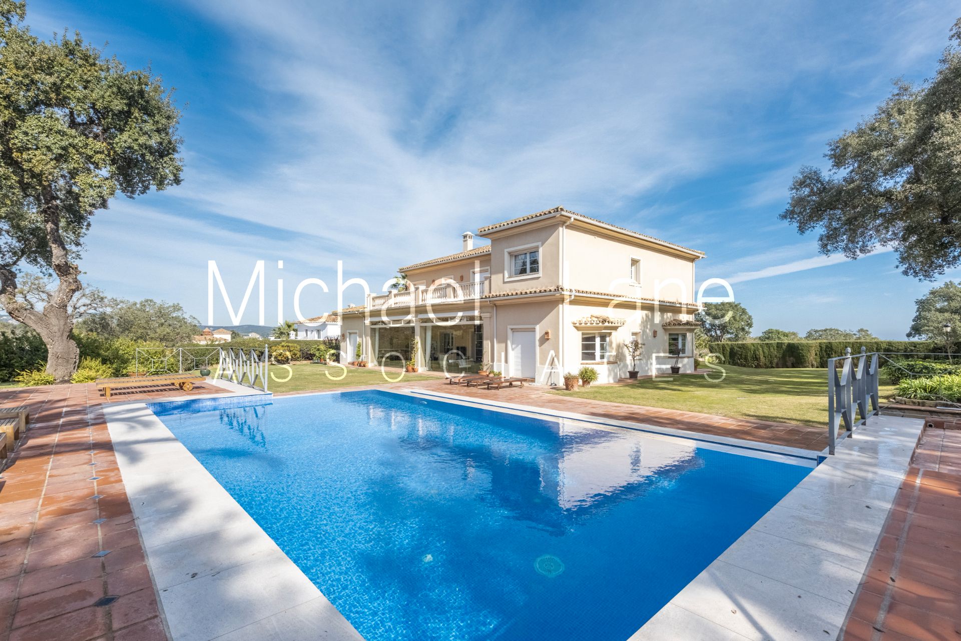 Exterior view of Houses for sale in Sotogrande  with Air Conditioner, Private garden and Terrace