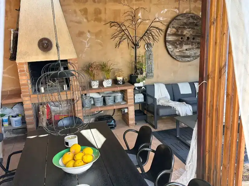 Terrassa de Casa o xalet en venda en Cunit amb Aire condicionat, Piscina i Balcó