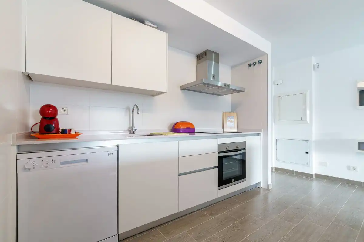 Kitchen of Apartments for sale in Mijas  with Air Conditioner, Terrace and Furnished
