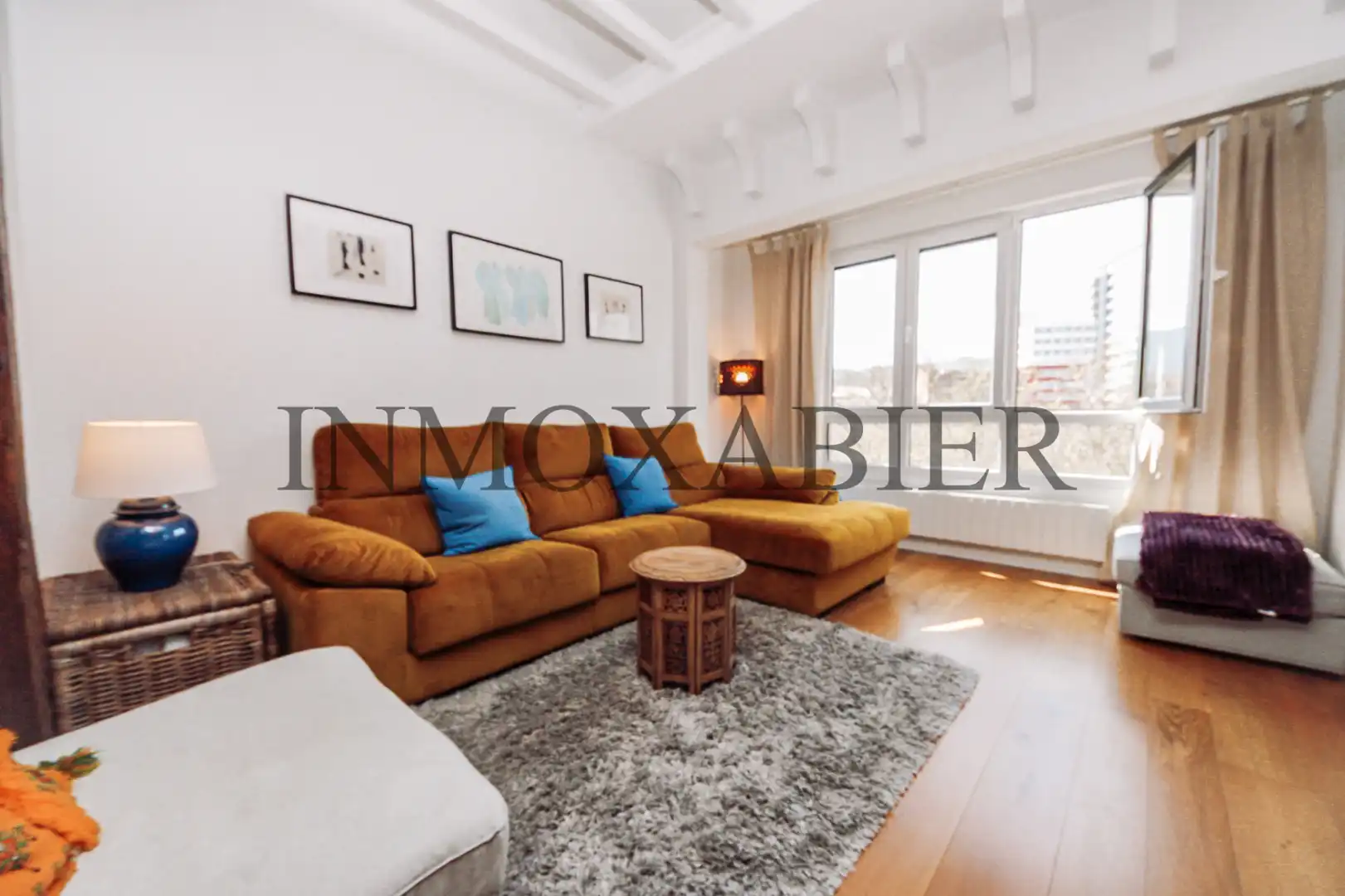 Sala de estar de Dúplex en venta en Bilbao  con Calefacción, Amueblado y Horno