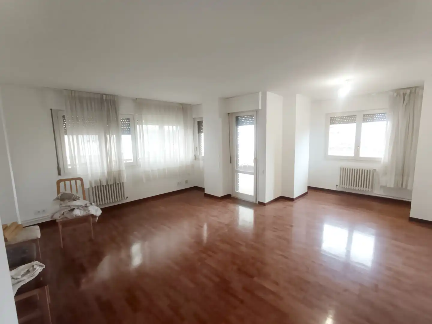 Sala de estar de Piso en venta en Lleida con Calefacción, Parquet y Terraza