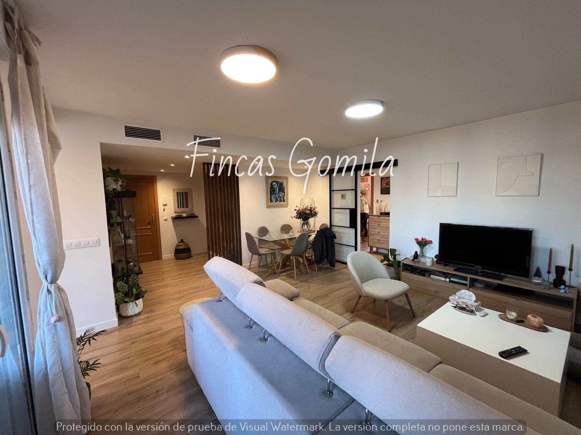 Living room of Duplex for sale in Es Castell  with Air Conditioner and Community pool