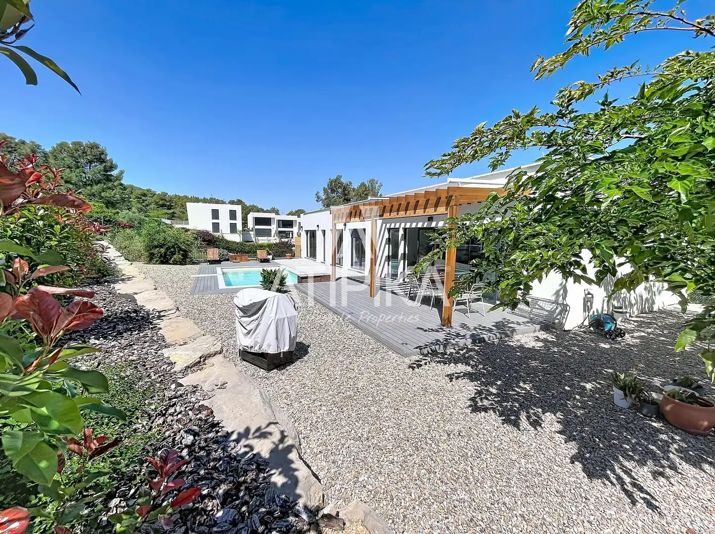 Terrassa de Casa o xalet en venda en Sant Pere de Ribes amb Aire condicionat, Calefacció i Piscina