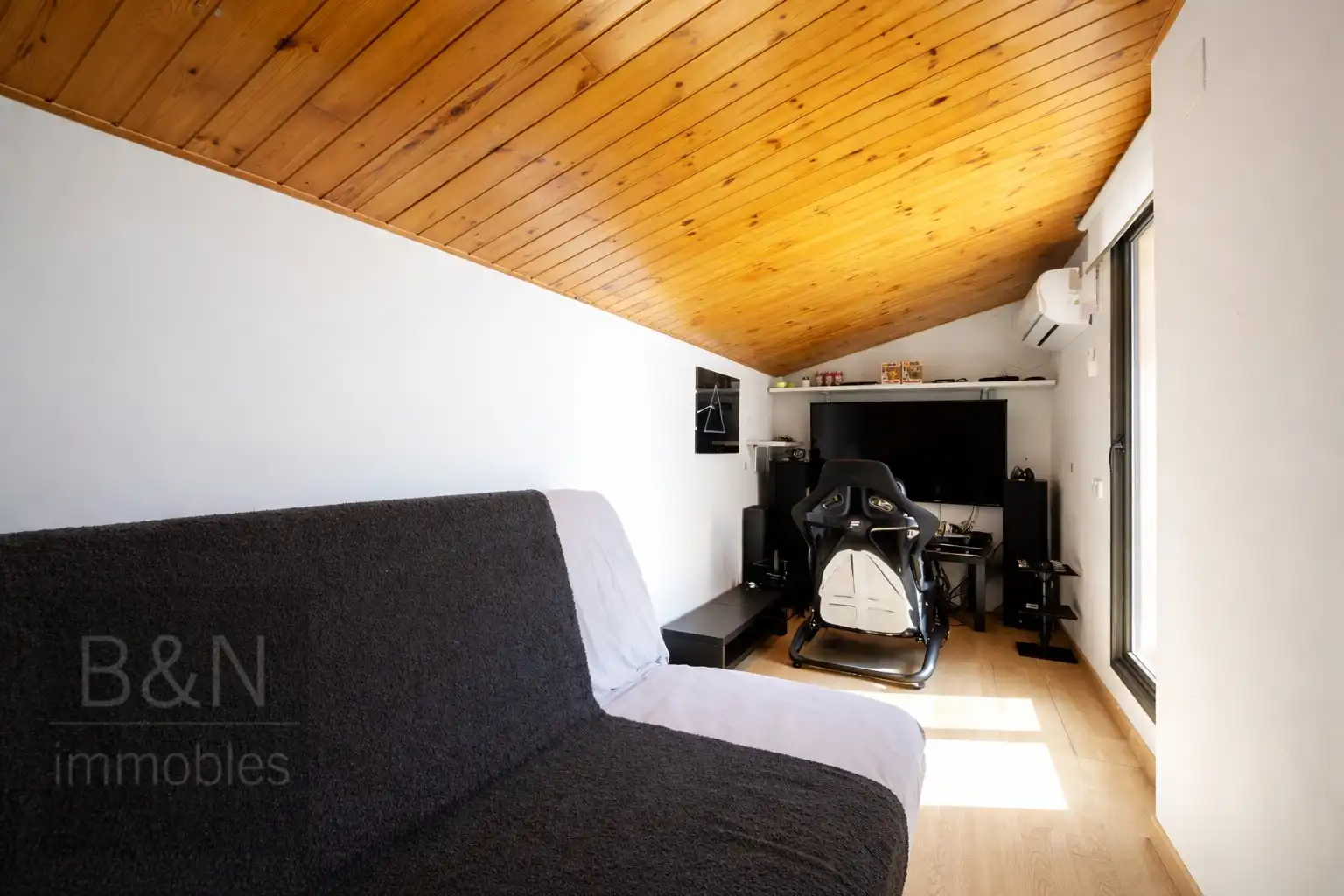 Sala de estar de Dúplex en venta en Terrassa con Aire acondicionado, Calefacción y Terraza