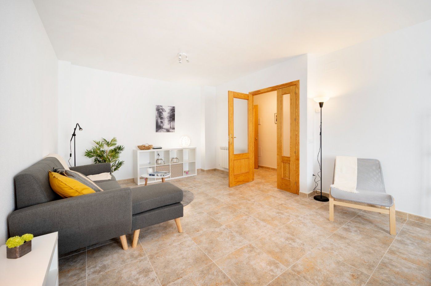 Living room of Flat for sale in Tomelloso  with Heating, Terrace and Storage room