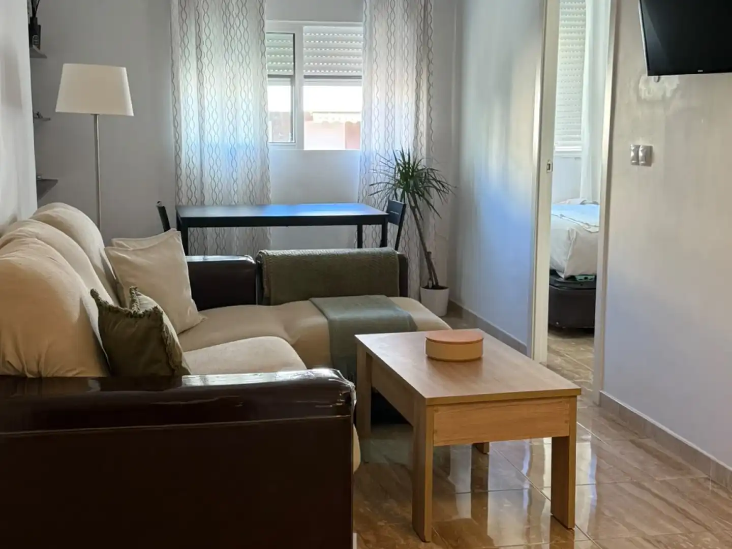 Sala de estar de Piso en venta en Málaga con Aire acondicionado, Amueblado y Lavadora