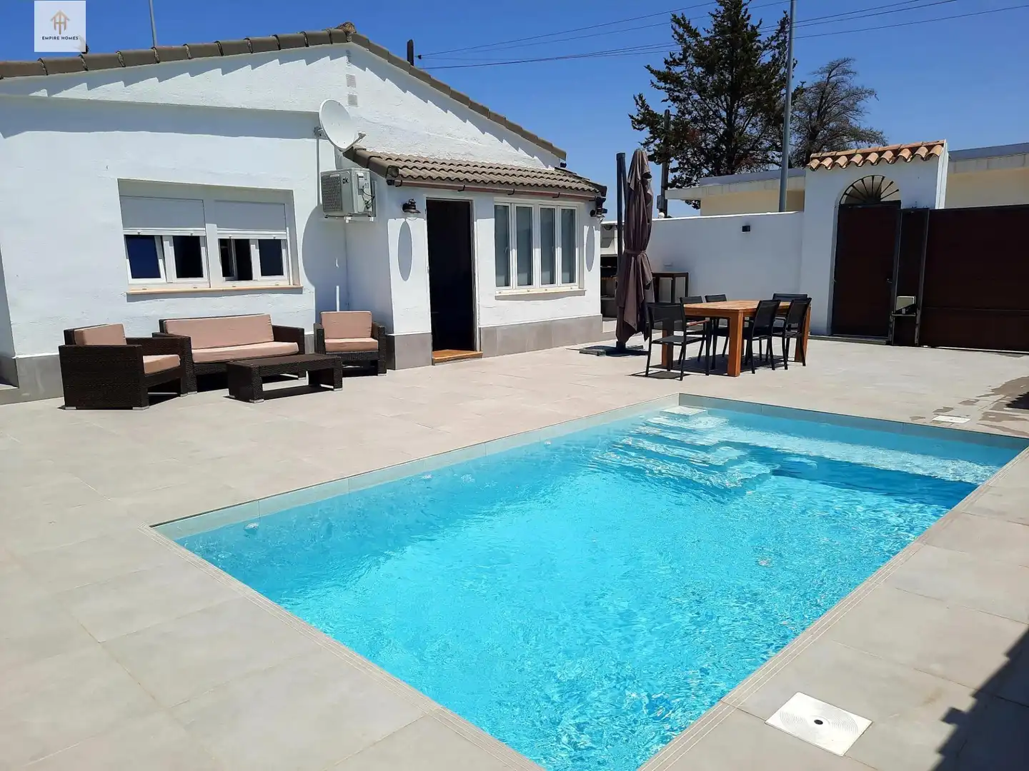 Piscina de Casa o chalet de alquiler en Chiclana de la Frontera con Aire acondicionado, Trastero y Piscina