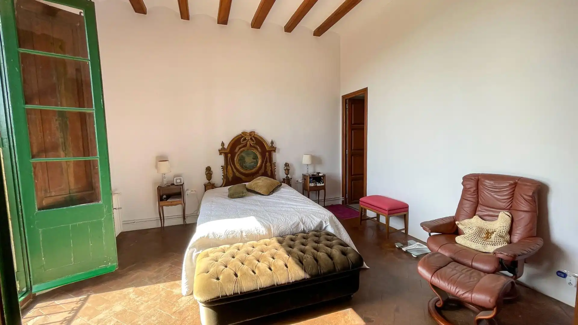 Schlafzimmer von Wohnung zur Miete in Cabrils mit Heizung, Privatgarten und Balkon
