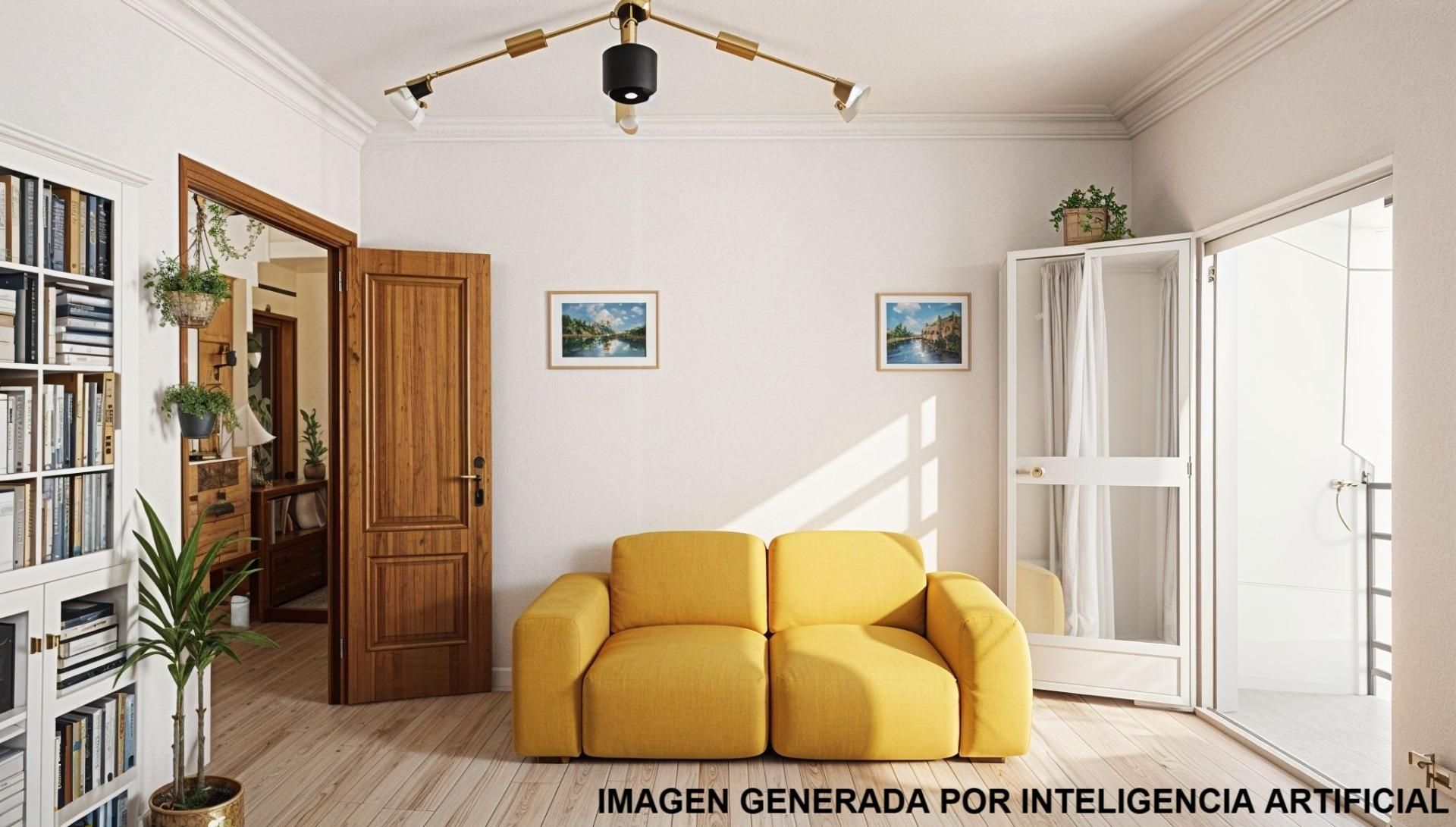 Living room of Flat for sale in  Valencia Capital  with Air Conditioner and Balcony