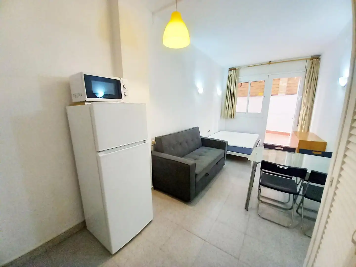 Wohnzimmer von Wohnung zur Miete in Barcelona mit Terrasse, Möbliert und Waschmaschine