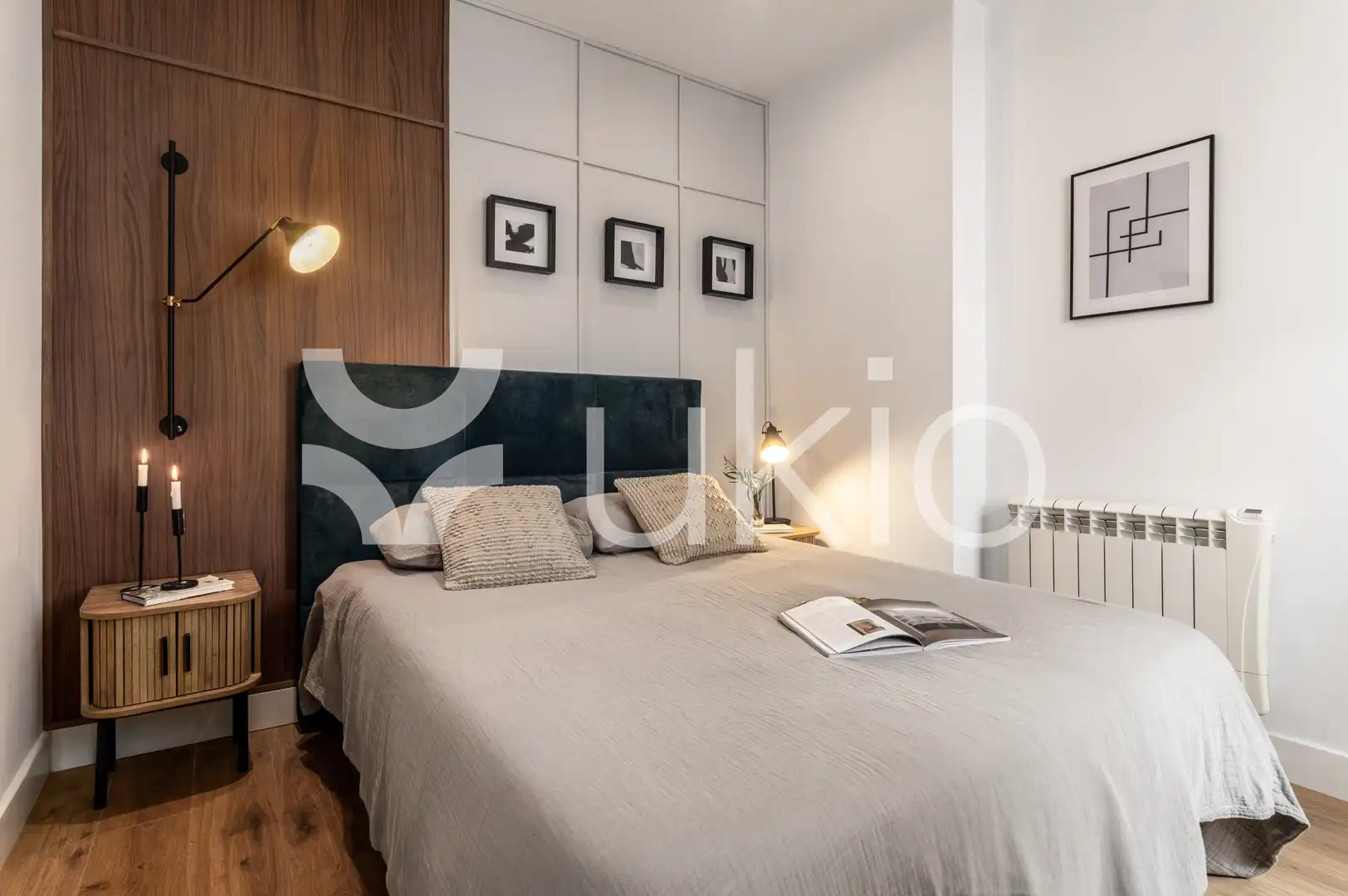 Habitación de Apartamento de alquiler en Madrid con Aire acondicionado, Calefacción y Amueblado