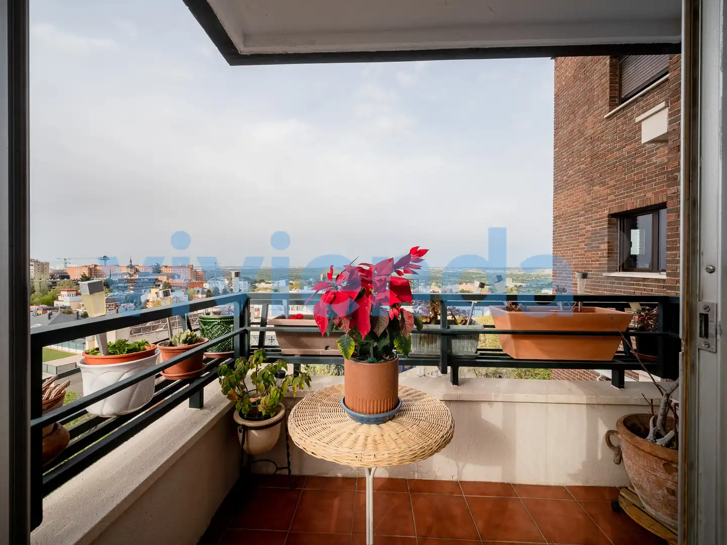 Balcony of Flat for sale in Madrid  with Air Conditioner, Heating and Terrace