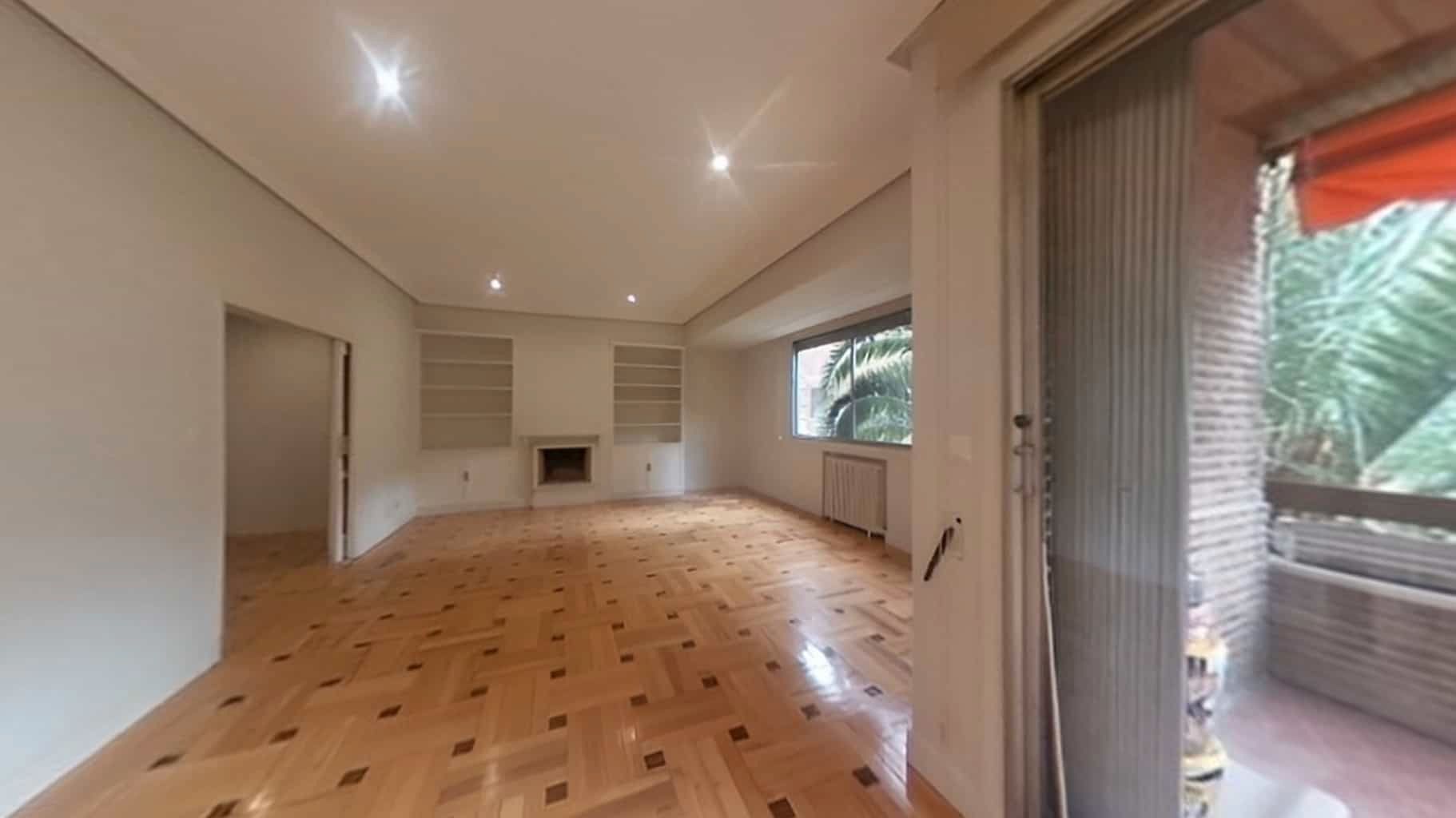 Living room of Flat to rent in  Madrid Capital  with Air Conditioner, Heating and Terrace