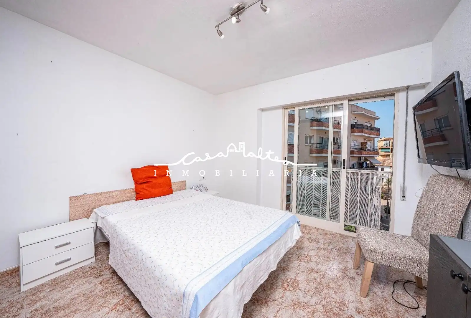 Bedroom of Attic for sale in Polop  with Air Conditioner, Terrace and Furnished