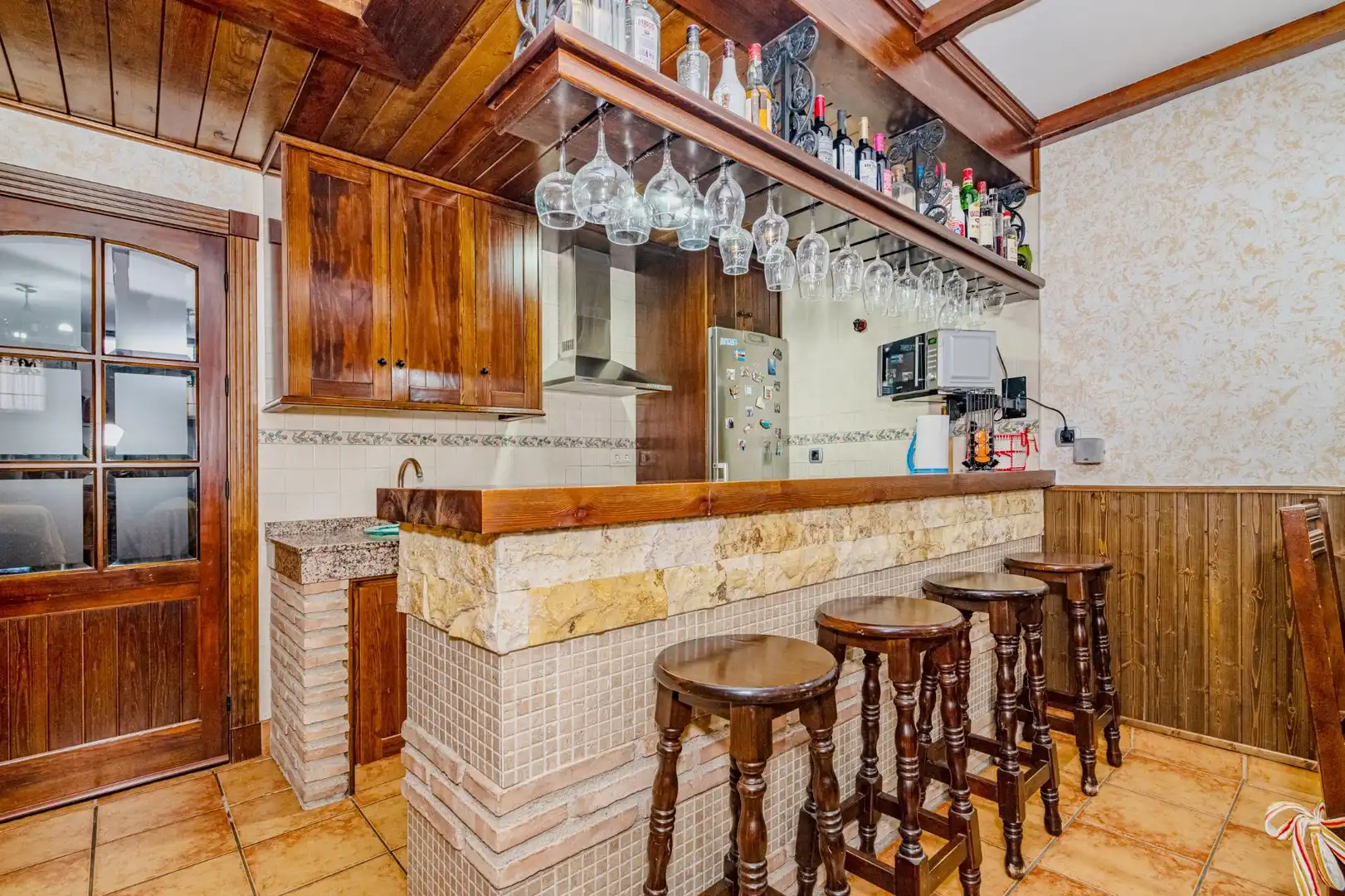 Cuina de Casa adosada en venda en La Zubia amb Aire condicionat, Calefacció i Terrassa