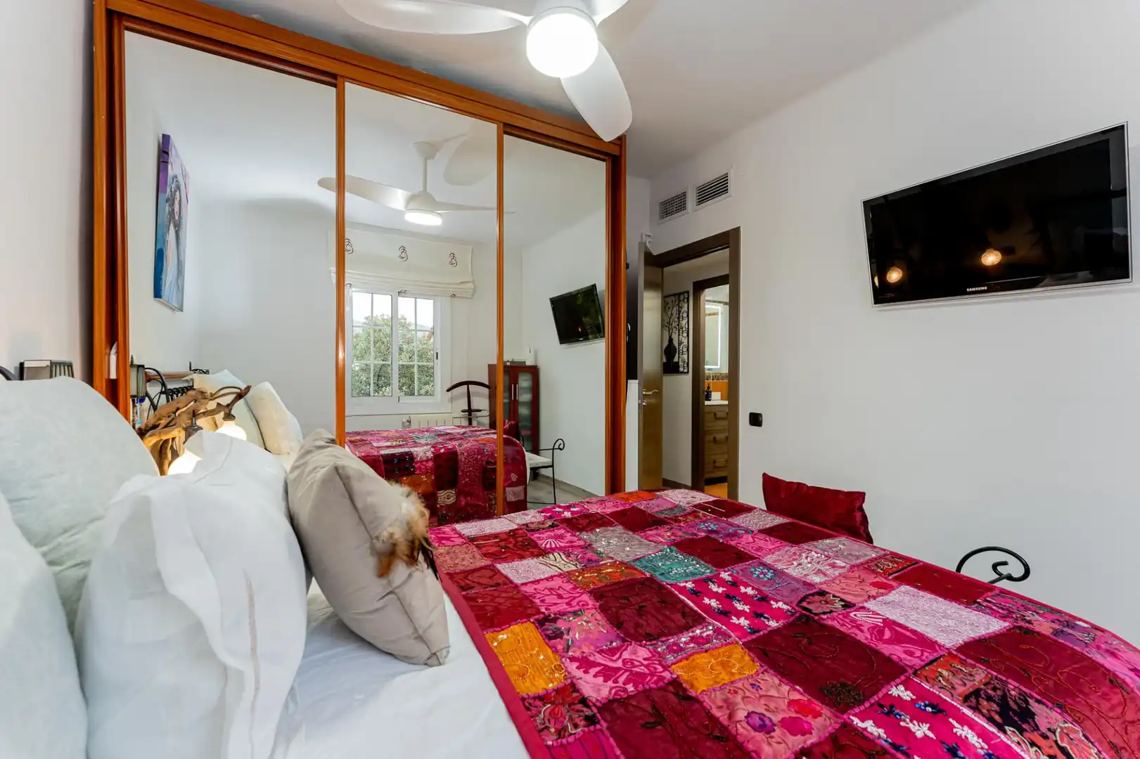 Schlafzimmer von Wohnung zum Verkauf in Viladecans mit Klimaanlage, Heizung und Parkett