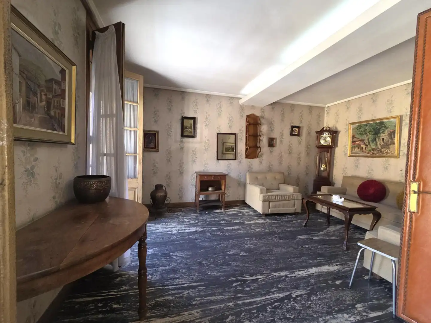 Sala de estar de Ático en venta en Teverga con Amueblado y Balcón